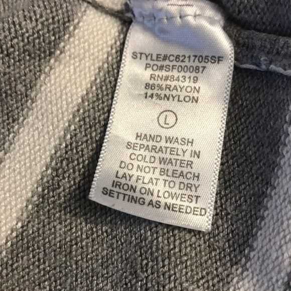 Evolution women’s cardigan sweater. Gray sz L - Picture 7 of 7